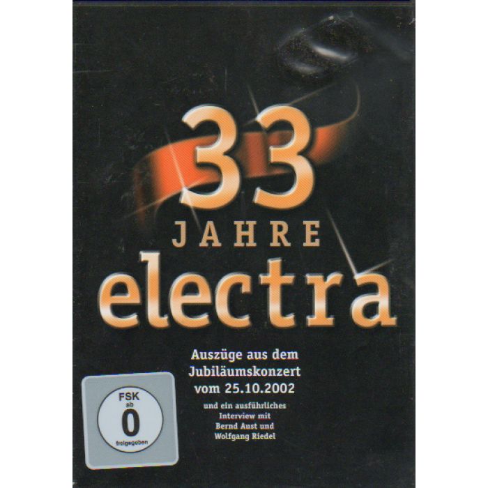 33 Jahre Electra Die Konzert DVD