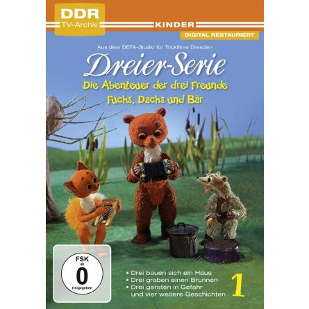 Die Abenteuer der drei Freunde Fuchs, Dachs und Bär, Dreier Serie