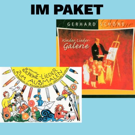 Paket: Das Ausmalbuch + Kinderliedergalerie