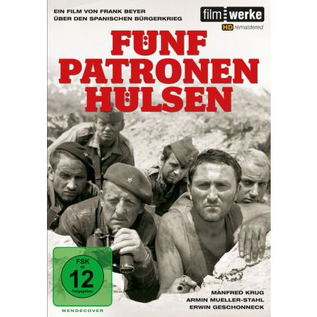 Fünf Patronenhülsen 