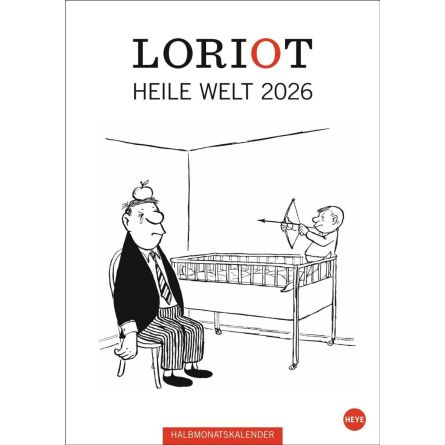 Loriot Heile Welt Halbmonatskalender 2026