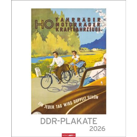 DDR-Plakate Monatskalender 2026