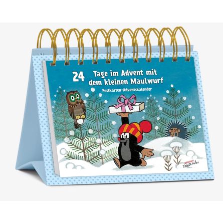 Postkarten-Adventskalender "24 Tage im Advent mit dem kleinen Maulwurf"