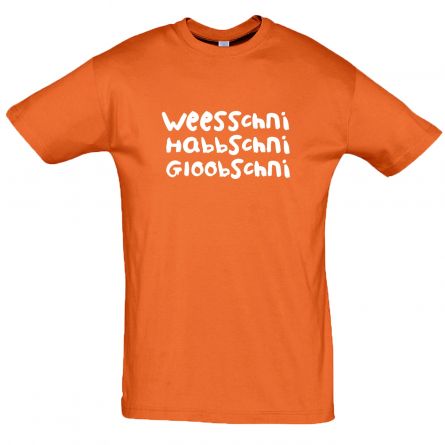 T-Shirt, Weesschni, Habbschni, Gloobschni