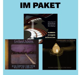 Das Trio-Paket mit den Alben: Komm herein in das Haus + Ich öffne die Tür weit am Abend + Summen singen schreien