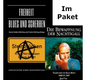 IM PAKET: Die Bewaffnung der Nachtigall – Tagebücher von Klaus Renft 1968 bis 1997 + Steinbrücken: Freiheit, Blues und Scherben - Geschichte eines Musikfestivals