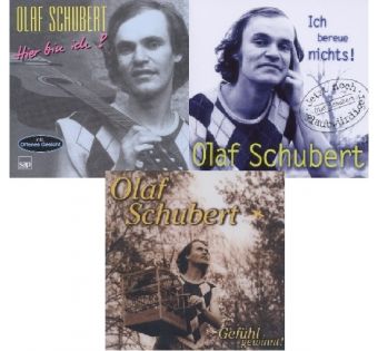 3CDs Olaf Schubert, Gefühlt gewinnt + Ich bereue nichts + Hier bin ich