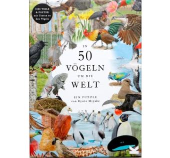 Puzzle, In 50 Vögeln um die Welt