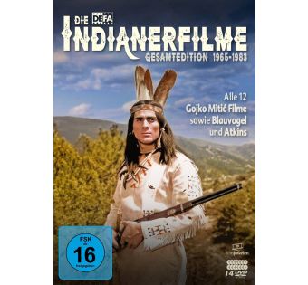 Indianerfilmbox (12 Filme + Atkins + Blauvogel)