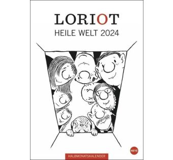 Loriot Heile Welt Halbmonatskalender 2024 