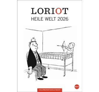 Loriot Heile Welt Halbmonatskalender 2026