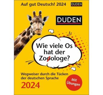 Duden Auf gut Deutsch! 2024 Tischkalender
