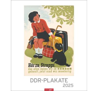 DDR-Plakate Monatskalender 2025
