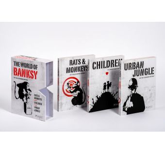 The World of Banksy. Alles was du von Banksy kennen musst in 3 Bänden im Schuber