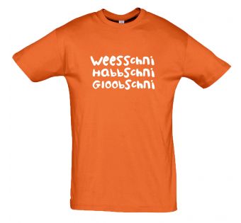 T-Shirt, Weesschni, Habbschni, Gloobschni